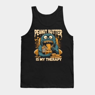 Peanut butter lover - therapy monster Tank Top